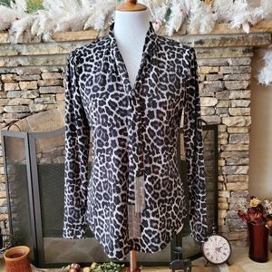 🆕🎁MICHAEL KORS Chain Fringe Tie Neck Top